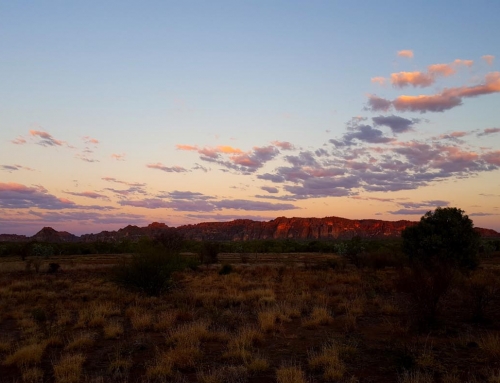 Sunset in outback Western Australia