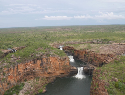 Waterfalls in outback Western Australia